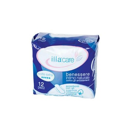 Pietrasanta Pharma Illa Care Assorbente Notte Extra 12 Pezzi