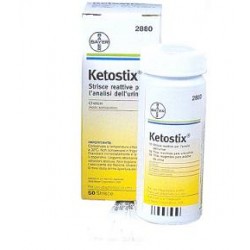 Ascensia Diabetes Care Italy Strisce Misurazione Chetonuria Ketostix 50 Pezzi