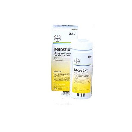 Ascensia Diabetes Care Italy Strisce Misurazione Chetonuria Ketostix 50 Pezzi