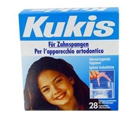 Procter & Gamble Kukis Cleanser 28 Compresse Per Pulizia Apparecchi Ortodontici