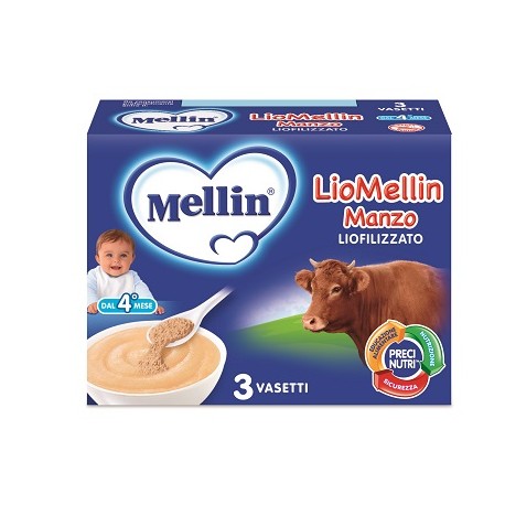 Liomellin Manzo Liofilizzato 10 G 3 Pezzi