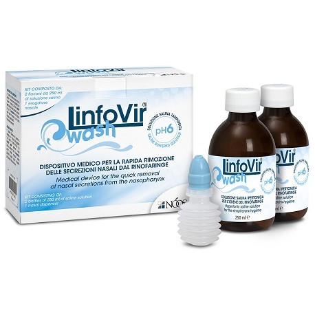 Noos Soluzione Per Irrigazione Nasale Linfovir Wash 8 flaconcini