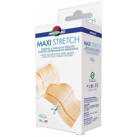 Pietrasanta Pharma Master-aid Stretch Cerotto A Taglio In Tessuto Elastico Resistente 50 X 6 Cm