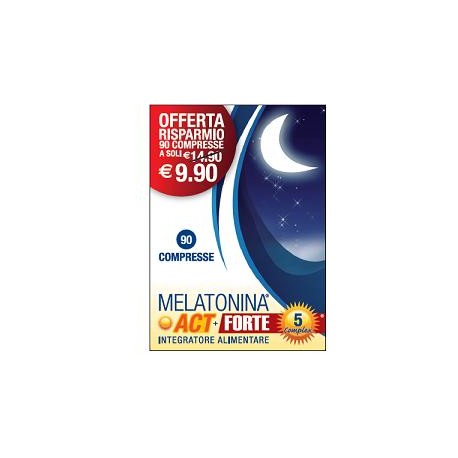 F&f Melatonina Act 1mg + Melatonina Act Forte 5mg Complex 90 Compresse