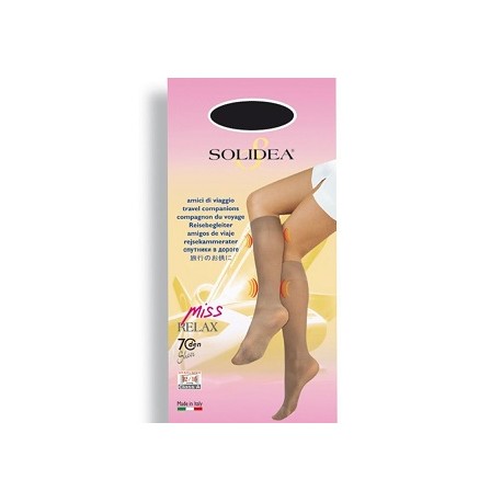 Solidea By Calzificio Pinelli Miss Relax 70 Sheer Bronzo 1 S