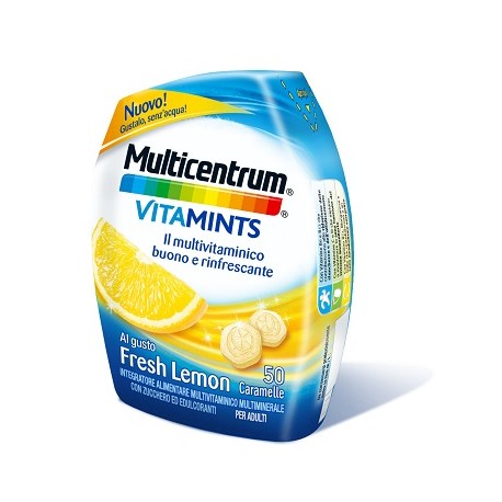 Pfizer Italia Div. Consum. Healt Multicentrum Vitamints Fresh Lemon 50 Caramelle