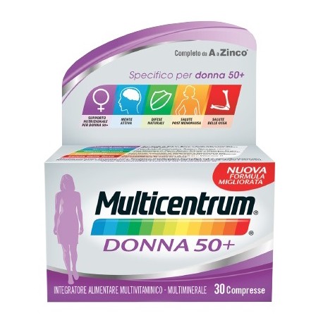 Pfizer Italia Div. Consum. Healt Multicentrum Donna 50+ 30 Compresse