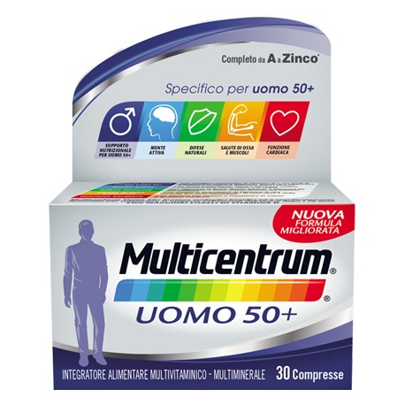 Pfizer Italia Div. Consum. Healt Multicentrum Uomo 50+ 30 Compresse