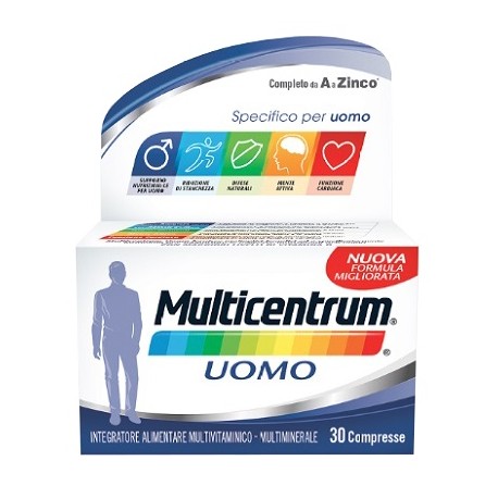 Pfizer Italia Div. Consum. Healt Multicentrum Uomo 30 Compresse