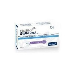 Sanofi Lancette Pungidito Mystar Sylkfeel Lancets 25 Pezzi 33 Gauge