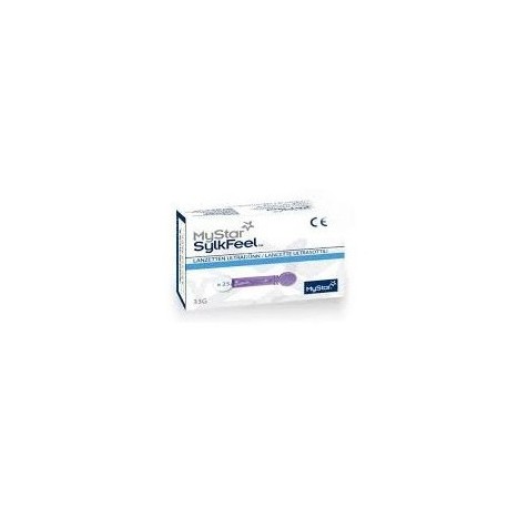 Sanofi Lancette Pungidito Mystar Sylkfeel Lancets 25 Pezzi 33 Gauge