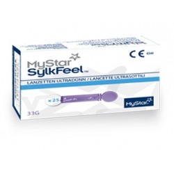 Sanofi Lancette Pungidito Mystar Sylkfeel Lancets 50 Pezzi 33 Gauge