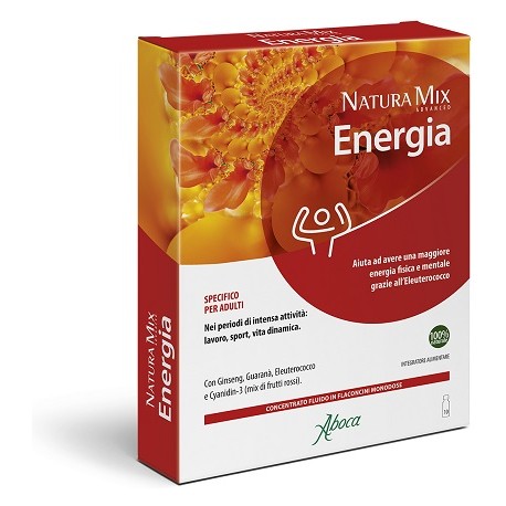 Aboca Societa' Agricola Natura Mix Advanced Energia 10 Flaconcini 150 G