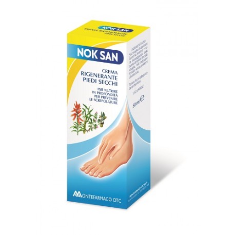 Montefarmaco Otc Nok San Crema Rigenerante Piedi Secchi 50 Ml