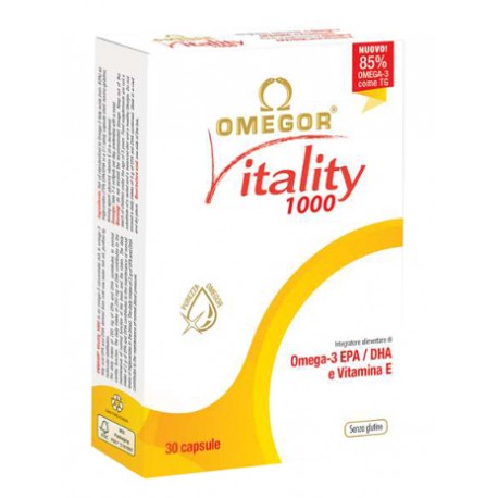 U. G. A. Nutraceuticals Omegor Vitality 1000 30 Capsule Molli