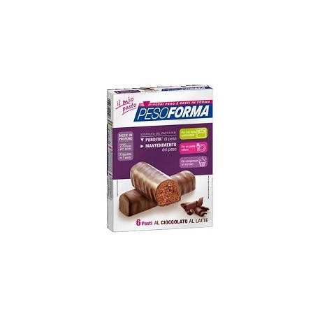 Nutrition & Sante' Italia Pesoforma Barretta Cioccolato Latte 12 X 31 G