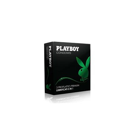 3gm Profilattico Playboy Lubrificato 3 In 1 3 Pezzi