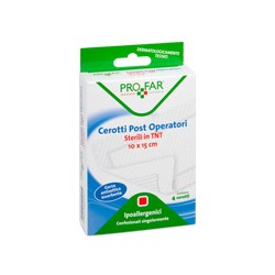 Federfarma. Co Medicazione Post Operatoria Sterile Garza Antiaderente 7,5x10 Cm 4 Pezzi Profar