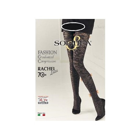 Solidea By Calzificio Pinelli Rachel 70 Lace Nero 4-l