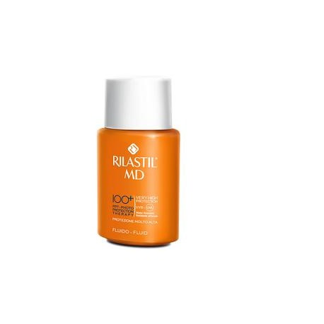 Rilastil MD 100+ 75 ml Fluido viso protezione solare ad ampio spettro