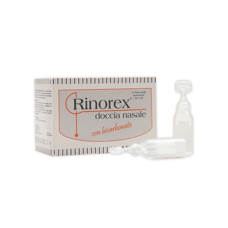 Stewart Italia Fiala Per Doccia Nasale Rinorex Bicarbonato 5 Ml 15 Pezzi