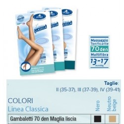 Desa Pharma Sauber Gambaletto 70 Maglia Liscia Nero 2 Linea Classica