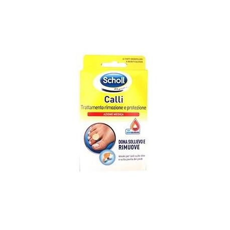 Dr. Scholl's Div. Rb Healthcare Cerotto Callifugo Trattamento Rimozione/protezione Calli 4 Cerotti Idrorepellenti + 4 Dischetti 