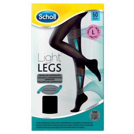 Dr. Scholl's Div. Rb Healthcare Scholl Lightlegs 20 Denari Taglia L Colore Nero 1 Paio