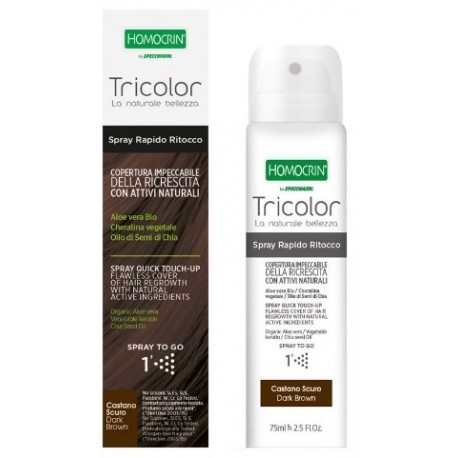 Specchiasol Tricolor Spray Ritocco Castano Scuro 75 Ml