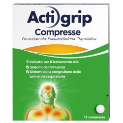 Johnson & Johnson Actigrip 12 Compresse 2,5+60+500mg