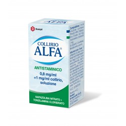 Dompe' Farmaceutici Collirio Alfa Antistaminico 0,8 Mg/ml + 1 Mg/ml Collirio, Soluzione