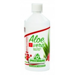 Specchiasol SUCCO ALOEVERA+ ALOE/MIRTILLO ROSSO 1 LITRO