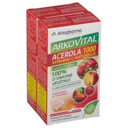 Arkopharma Arkovital Acerola 1000 Bipack 60 compresse masticabili