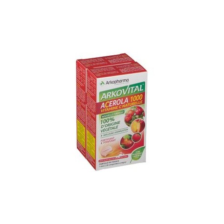 Arkopharma Arkovital Acerola 1000 Bipack 60 compresse masticabili