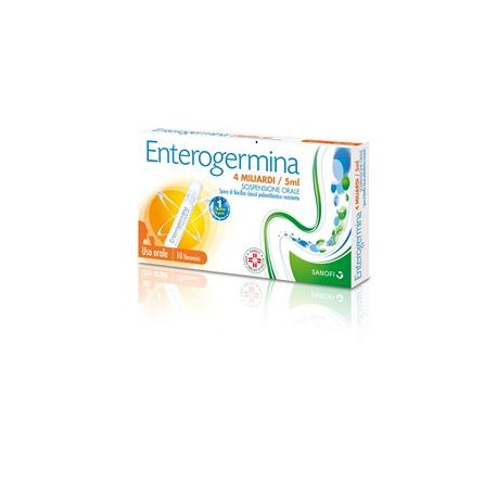 Enterogermina 10 Flaconcini 4 Miliardi 5 ml