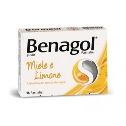 Benagol Miele Limone 16 Pastiglie 0,6 mg + 1,2 mg