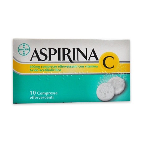 Aspirina C Antinfluenzale 10 Compresse Effervescenti 400 mg + 240 mg con vitamina C