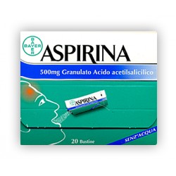 Aspirina Antinfluenzale 20 Buste Granulato Effervescente 500 mg