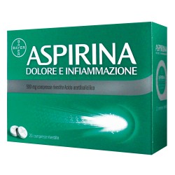 Aspirina Dolore E Infiammazione 20 Compresse Rivestite500 mg