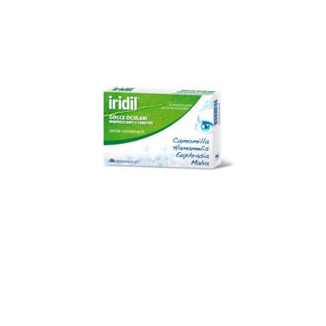 Iridil Collirio Gocce oculari 10 Ampolle Monodose Richiudibili 0,5 ML