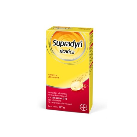 Supradyn Ricarica 30 Compresse Effervescenti Integratore Multivitaminico