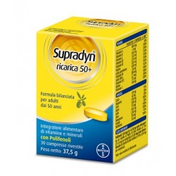 Supradyn Ricarica 50+ Compresse Rivestite 30 Cpr Integratore Multivitaminico