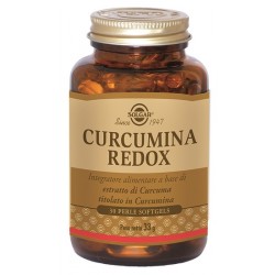 Solgar Curcumina Redox 30 perle softgels Integratore antiossidante