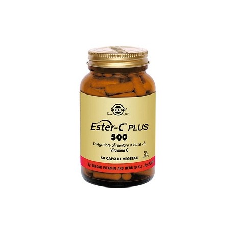 Solgar Ester C Plus 500 mg 50 capsule vegetali Integratore antiossidante