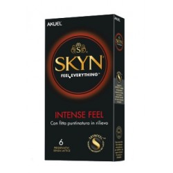 PROFILATTICO ANSELL AKUEL SKYN INTENSE FEEL 6 PEZZI