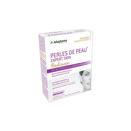 Arkopharma Expert Skin Perles de Peau Radiance 10 flaconcini Integratore di Collagene