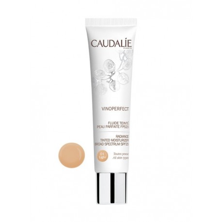 Caudalie Vinoperfect Fluido Giorno Protezione Solare spf 20 Colorazione 01