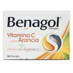 Benagol Vitamina C 36 Pastiglie Arancia