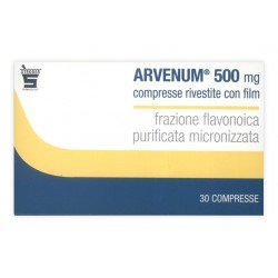 Arvenum 30 Compresse Rivestite 500 mg Venotonico Vasoprotettore