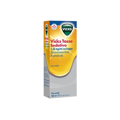 Vicks Tosse 180ml Sciroppo Sedativo*1,33 mg/ml